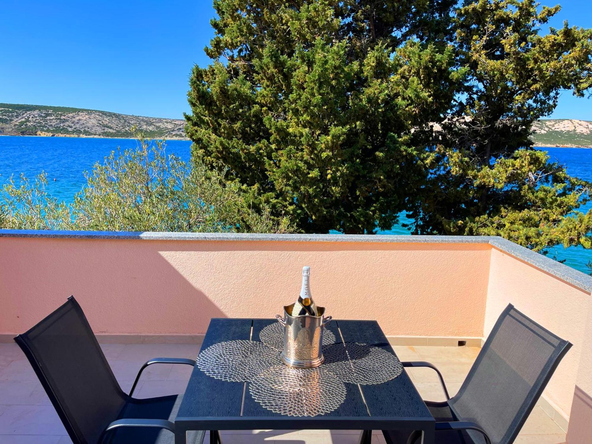 Villa Olivija-Direkt Am Strand! Stara Novalja Exterior foto